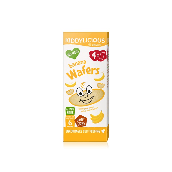 Kiddylicious banana wafers 16g - Waitrose UAE & Partners - 5060040254622
