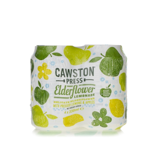 Cawston Press elderflower lemonade 4 x 330ml - Waitrose UAE & Partners - 5060054131209