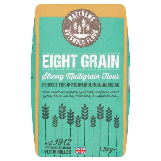 Matthews Flour Eight Grain Strong Multigrain 1.5Kg - 5060062060164