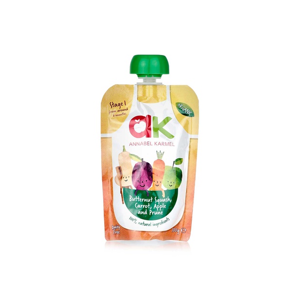 Annabel Karmel organic butternut squash, carrot, apple & prune puree 100g - Waitrose UAE & Partners - 5060077680746