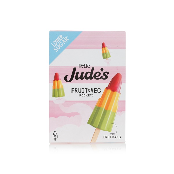 Little Jude's fruit & veg rocket lollies 6x55ml - Waitrose UAE & Partners - 5060081114015