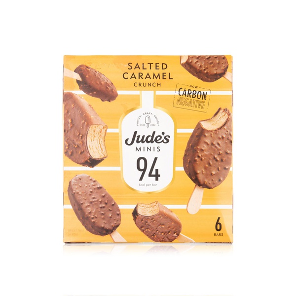 Jude's lower calorie salted caramel mini 6s 50m - Waitrose UAE & Partners - 5060081114466