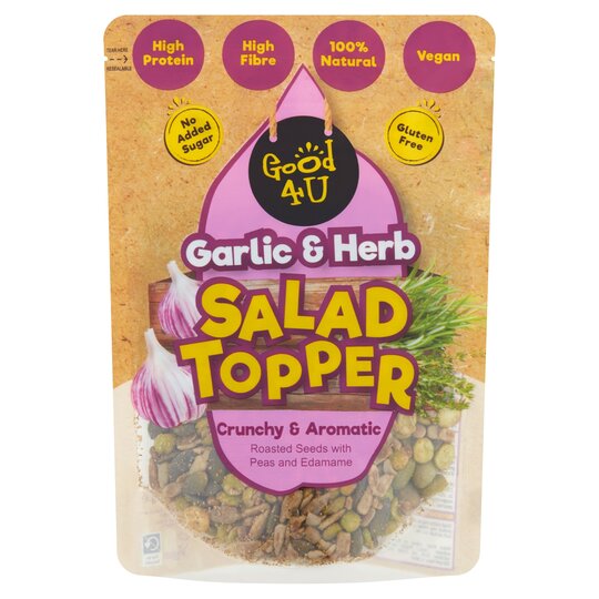 Good4u Protein Salad Topper Garlic & Herb 125G - 5060087943961