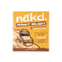 Nakd Peanut Delight Wholefood Bar, Raw Fruit & Peanut - 5060088705230