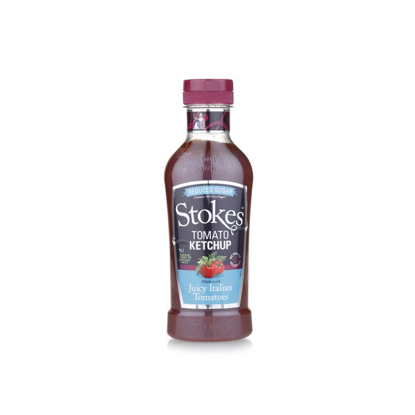 Stokes tomato ketchup with reduced sugar 475g - Waitrose UAE & Partners - 5060092696524