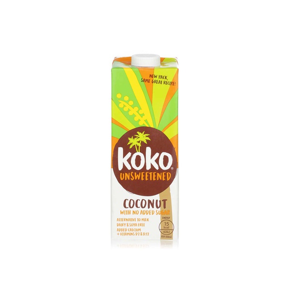 Koko Dairy Free Unsweetened Alternative Milk 1L - 5060100601861