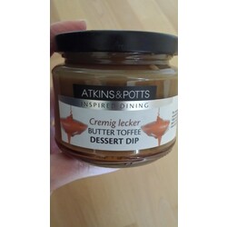 Atkins & Potts Cremig lecker Butter Toffee Dessert Dip - 5060103399680