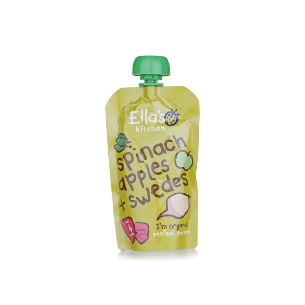 Ellas Kitchen spinach apple & swede 4+ months 120g - Waitrose UAE & Partners - 5060107330481