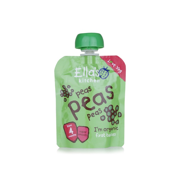 Ellas Kitchen organic peas 4+ months 70g - Waitrose UAE & Partners - 5060107335998