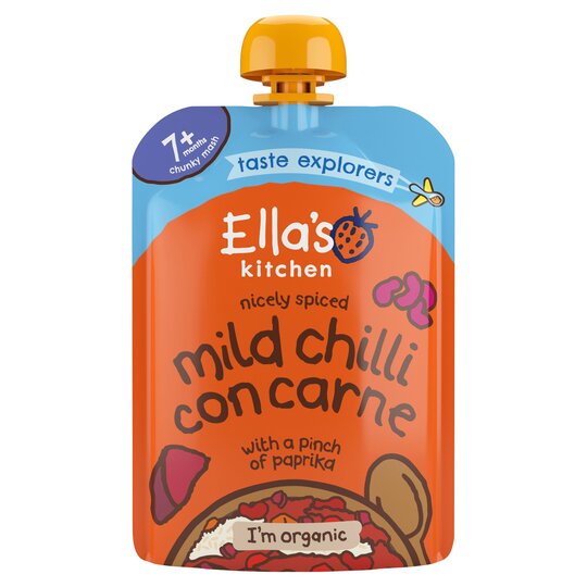 Ella's Kitchen Mild Chilli Con Carne 130G - 5060107339675
