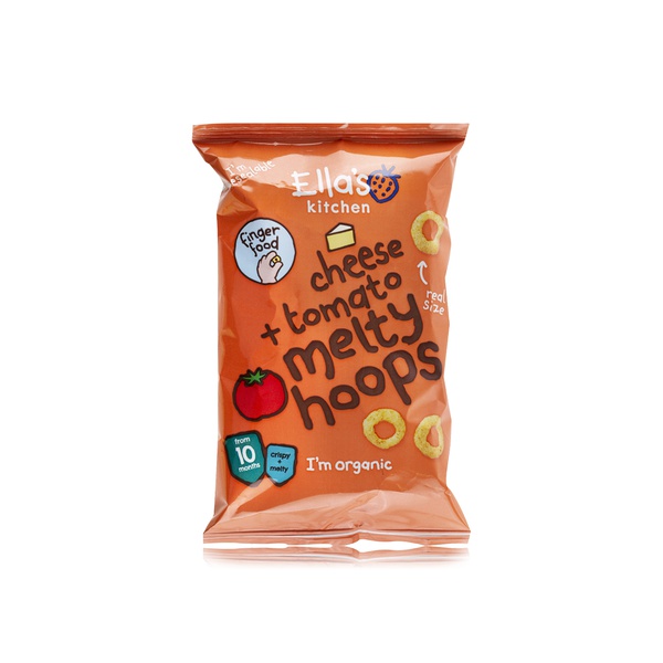 Ellas Kitchen cheese & tomato melty hoops 10 months 20g - Waitrose UAE & Partners - 5060107339798