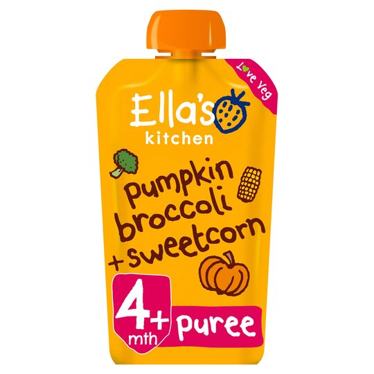 Ella's Kitchen S/Corn, Pumpkin & Broccoli 120G - 5060107339965
