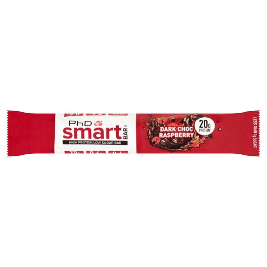 PhD Smart Bar Dark Choc Raspberry - 5060119291466