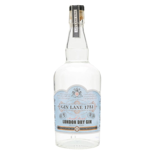 GIN LANE 1751 LONDON DRY - 750mL - 5060119770282