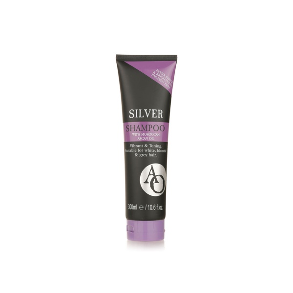 AO silver shampoo with Moroccan argan oil 300ml - Waitrose UAE & Partners - 5060120168498