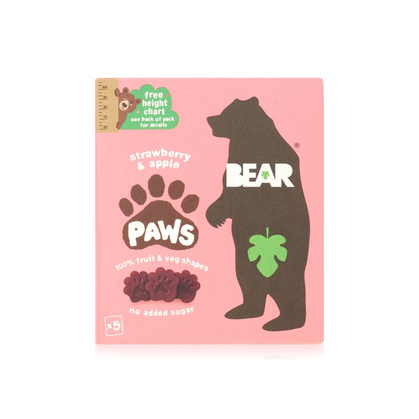 Bear Fruit Paws Dino 5 X 20G - 5060139431231