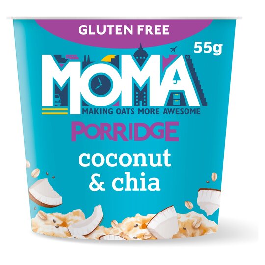Moma Coconut & Chia Porridge Pot 55G - 5060146373074