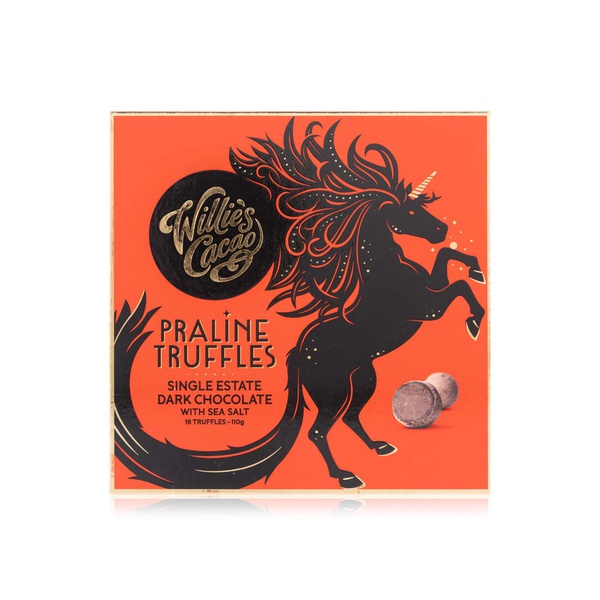 Willie's Cacao dark chocolate praline truffles 110g - Waitrose UAE & Partners - 5060165582525