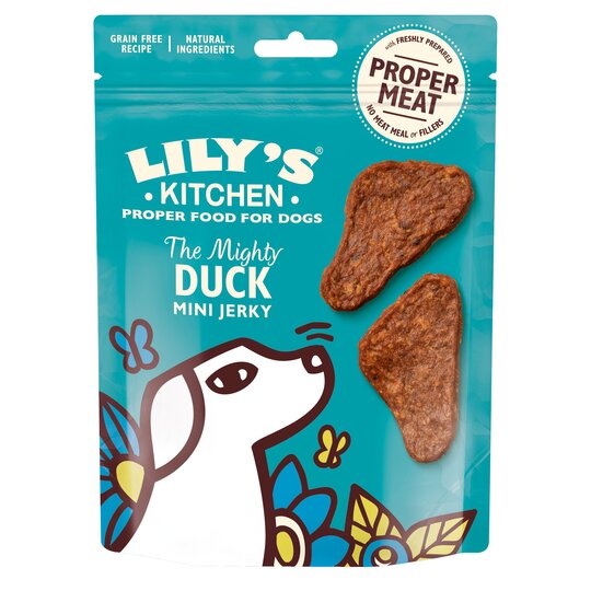 Lilys Kitchen Duck Mini Jerky Dog Food 70G - 5060184249874