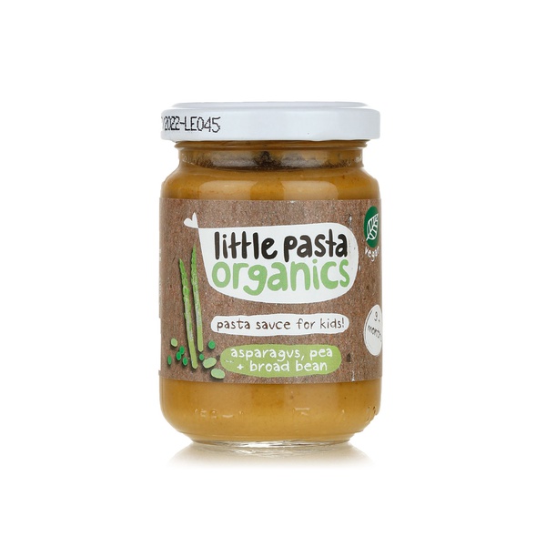 Little Pasta Organics asparagus, pea & broad bean pasta sauce 130g - Waitrose UAE & Partners - 5060185130133
