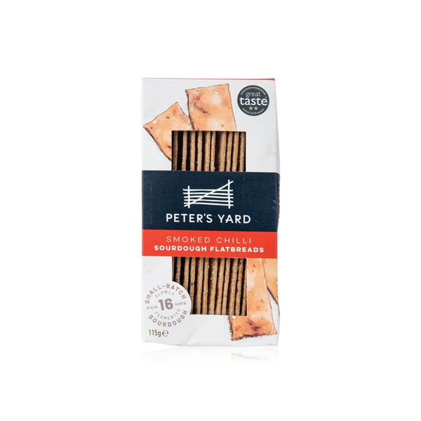 Peter Yard's smoked chilli sourdough flatbreads 115g - Waitrose UAE & Partners - 5060198820700