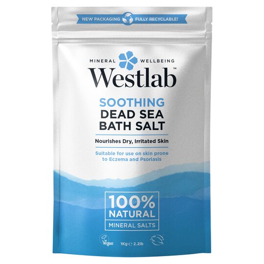 Westlab 100% Pure Dead Sea Bath Salts 1Kg - 5060209110011