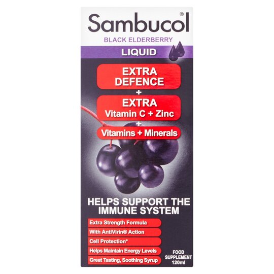 Sambucol Extra Defence 120Ml - 5060216560724