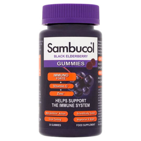 Sambucol Black Elderberry Immuno Forte Gummies 30 - 5060216564081