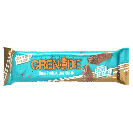 Grenade Chocolate Chip Salted Caramel Protein Bar 60G - 5060221206860