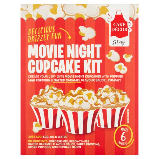 Cake Decor Movie Night Cupcake Kit 227G - 5060234984342