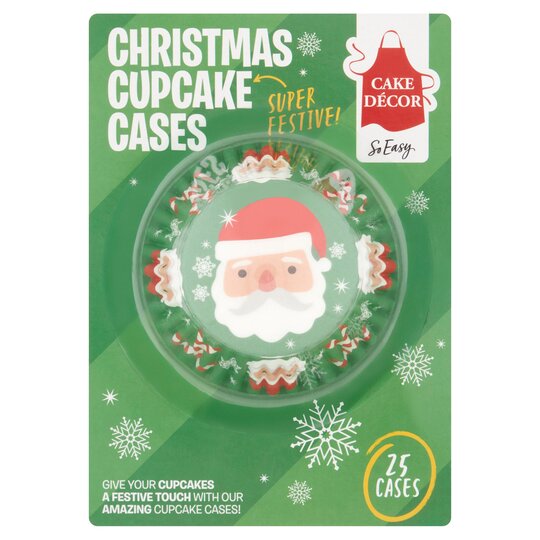 Cake Decor Christmas Cupcake Cases 25 Pack - 5060234984748