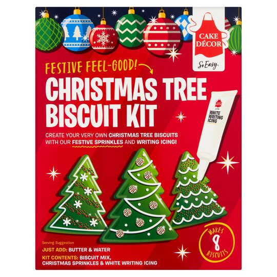 Cake Decor Christmas Tree Biscuit Kit 194G - 5060234986865