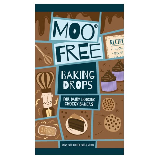 Moo Free Cocoa Baking Drops 100G - 5060235831096