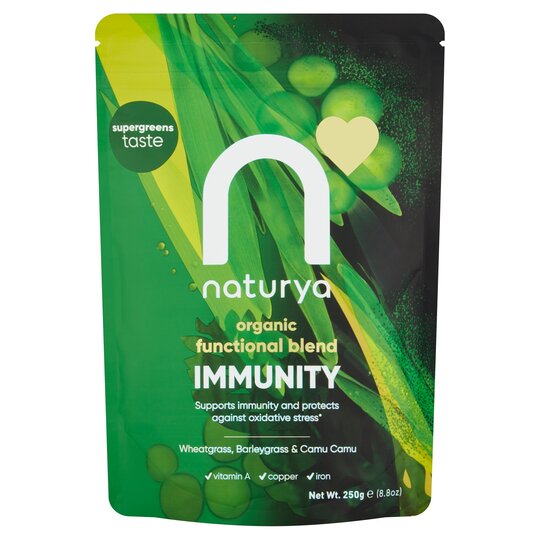 Naturya Organic Blend Immunity Super Green 250G - 5060238482301