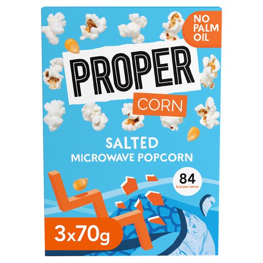 Salted popcorn - 5060283761994