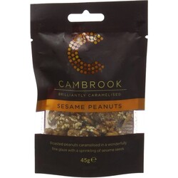 Cambrook Brilliantly Caramelised Sesame Peanuts - 5060310130229