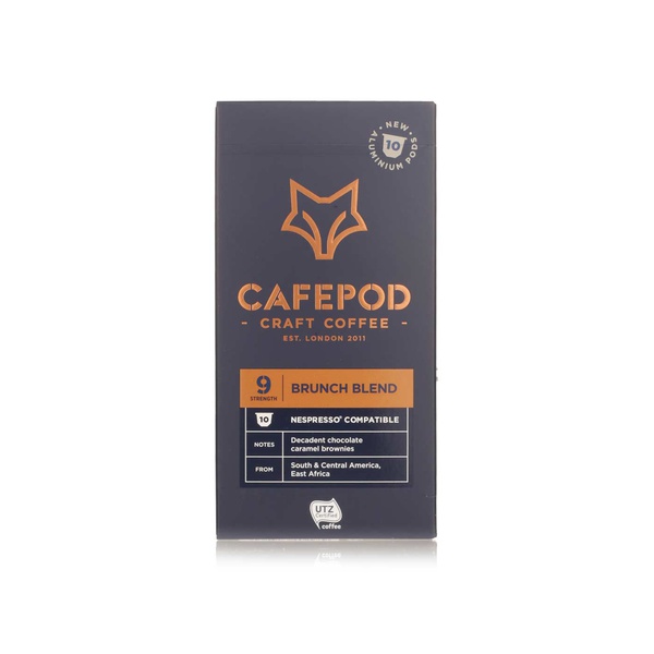 Cafepod Brunch Blend coffee pods x10 55g - Waitrose UAE & Partners - 5060313402989