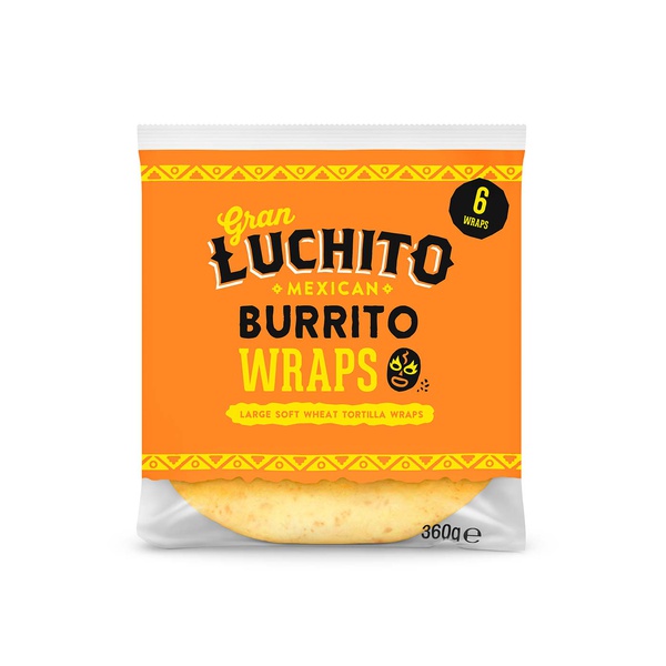 Gran Luchito burrito wraps 360g - Waitrose UAE & Partners - 5060321390537