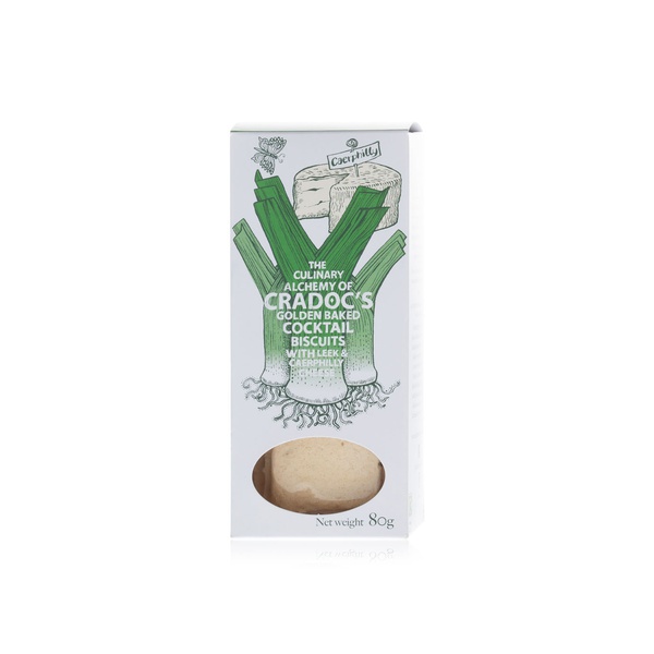 Cradock's leek & caerphilli crackers 80g - Waitrose UAE & Partners - 5060326130077