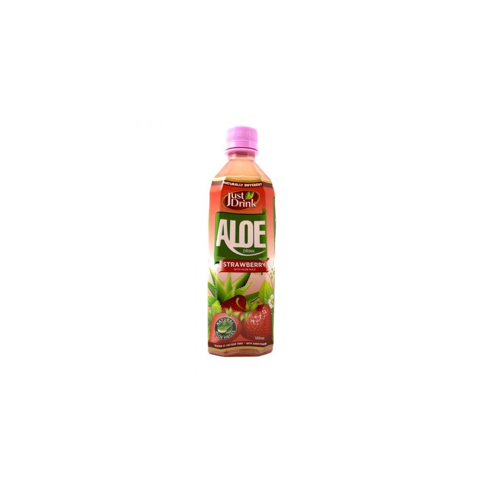 Just Drink - Aloe Vera Strawberry Drink 500ML - 5060358090257