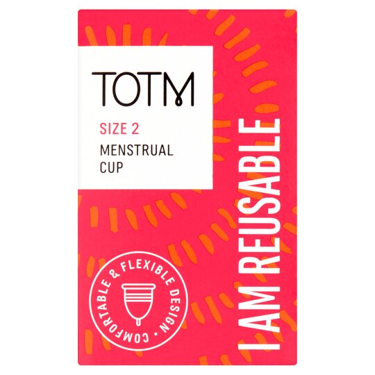 Totm Reusable Menstrual Cup Size 2 - 5060367100275