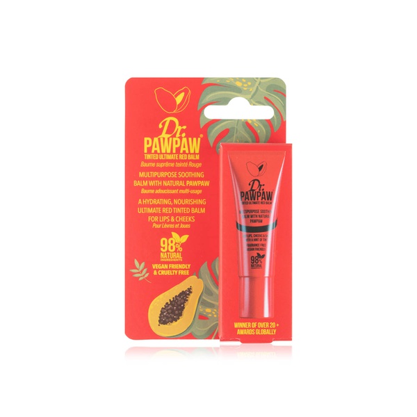Dr.PAWPAW tinted ultimate red balm 10ml - Waitrose UAE & Partners - 5060372800566