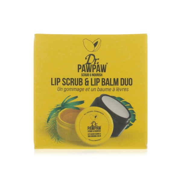 Dr.PAWPAW lip scrub and lip balm duo 16g - Waitrose UAE & Partners - 5060372801778