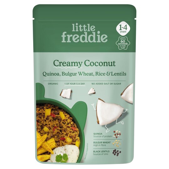 Little Freddie Organic Creamy Coconut & Grains 1-4 Years 140G - 5060403118301