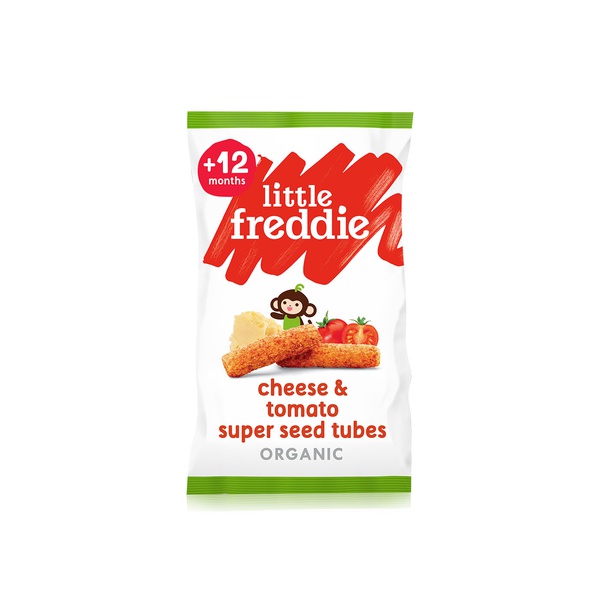 Little Freddie cheese and tomato superseed tubes 44g - Waitrose UAE & Partners - 5060403118875