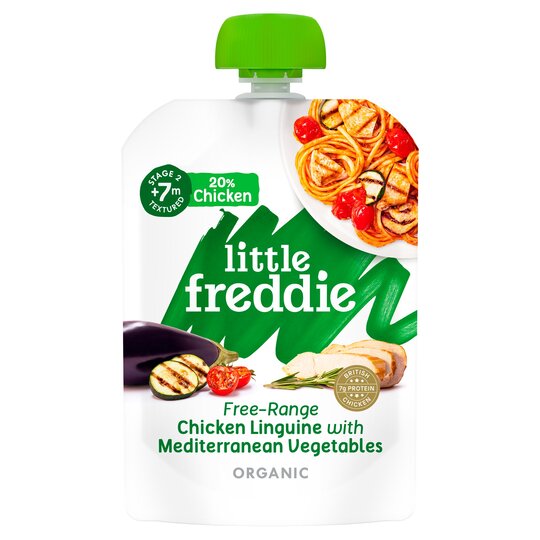 Little Freddie Organic Chicken Linquine & Vegetable 7M+ 130G - 5060403119759