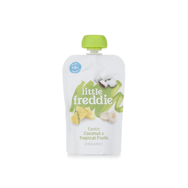 Little Freddie exotic coconut & tropical fruits 100g - Waitrose UAE & Partners - 5060403119902