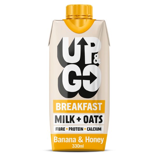 Up&Go Breakfast Drink Banana & Honey 330Ml - 5060406461565