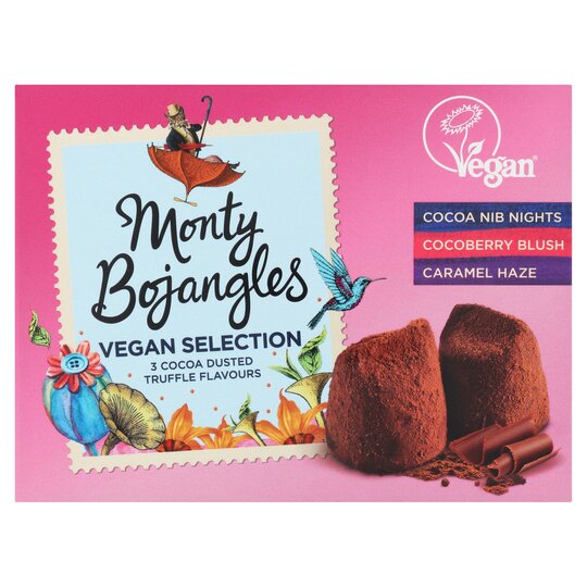 Monty Bojangles Vegan Selection Truffles 135G - 5060413268737