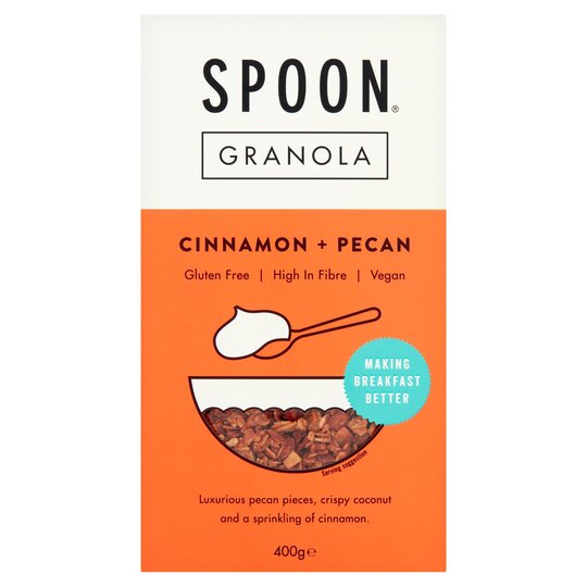 Spoon Cinnamon & Pecan Granola 400G - 5060419540028